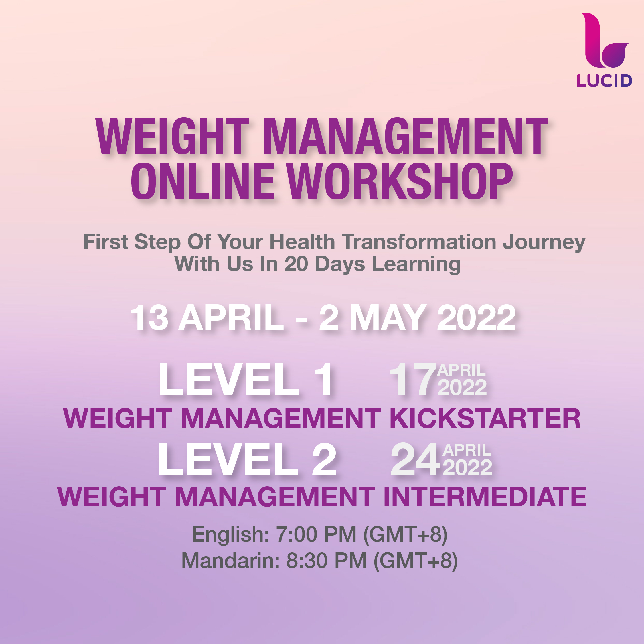 Weight Loss Level 1 & Level 2 Lucid Wellness